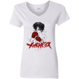 T-Shirts White / S Megalo Women's V-Neck T-Shirt