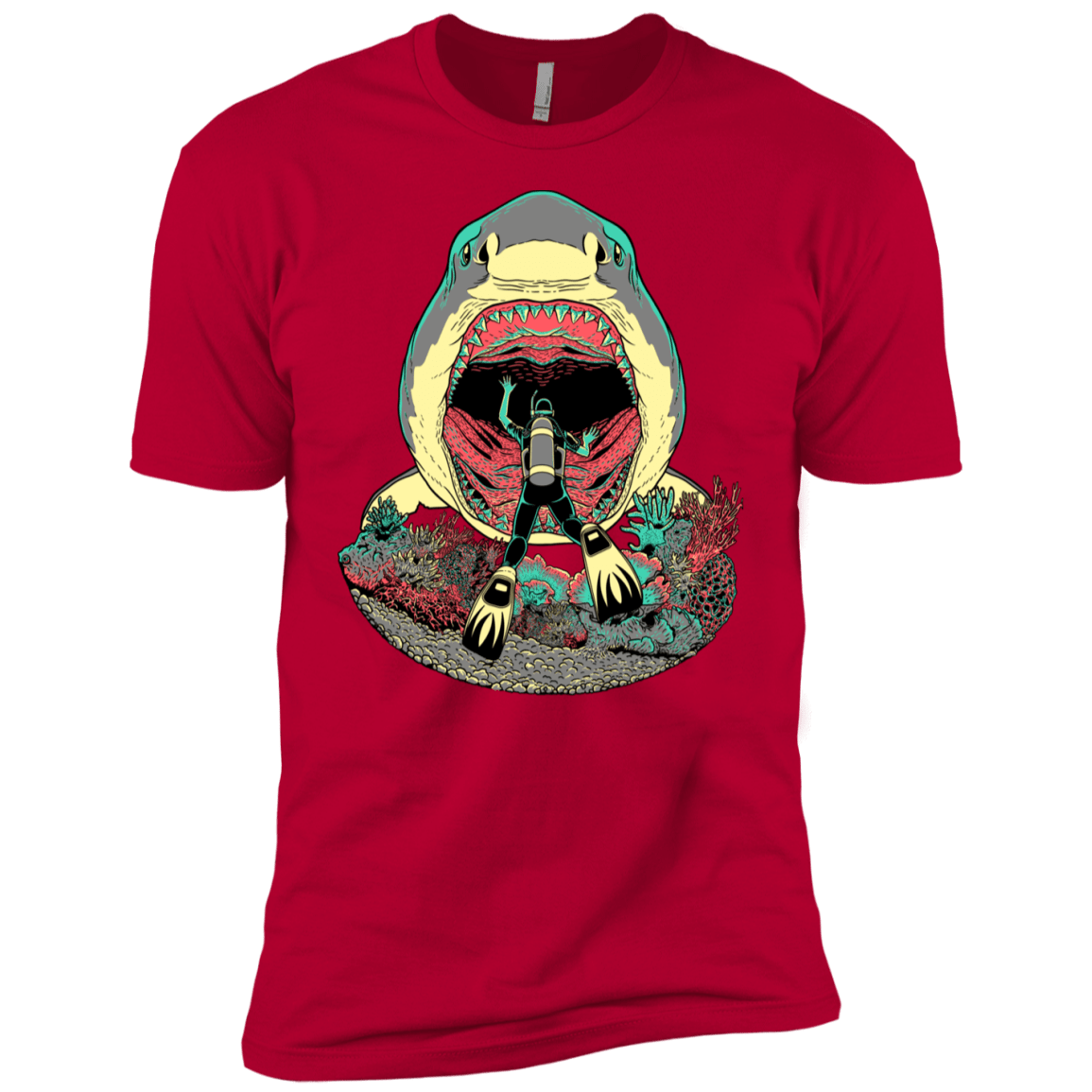T-Shirts Red / YXS Megalodoom Boys Premium T-Shirt