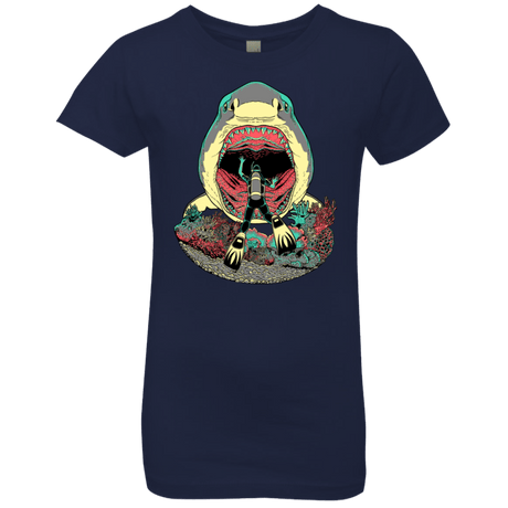 T-Shirts Midnight Navy / YXS Megalodoom Girls Premium T-Shirt