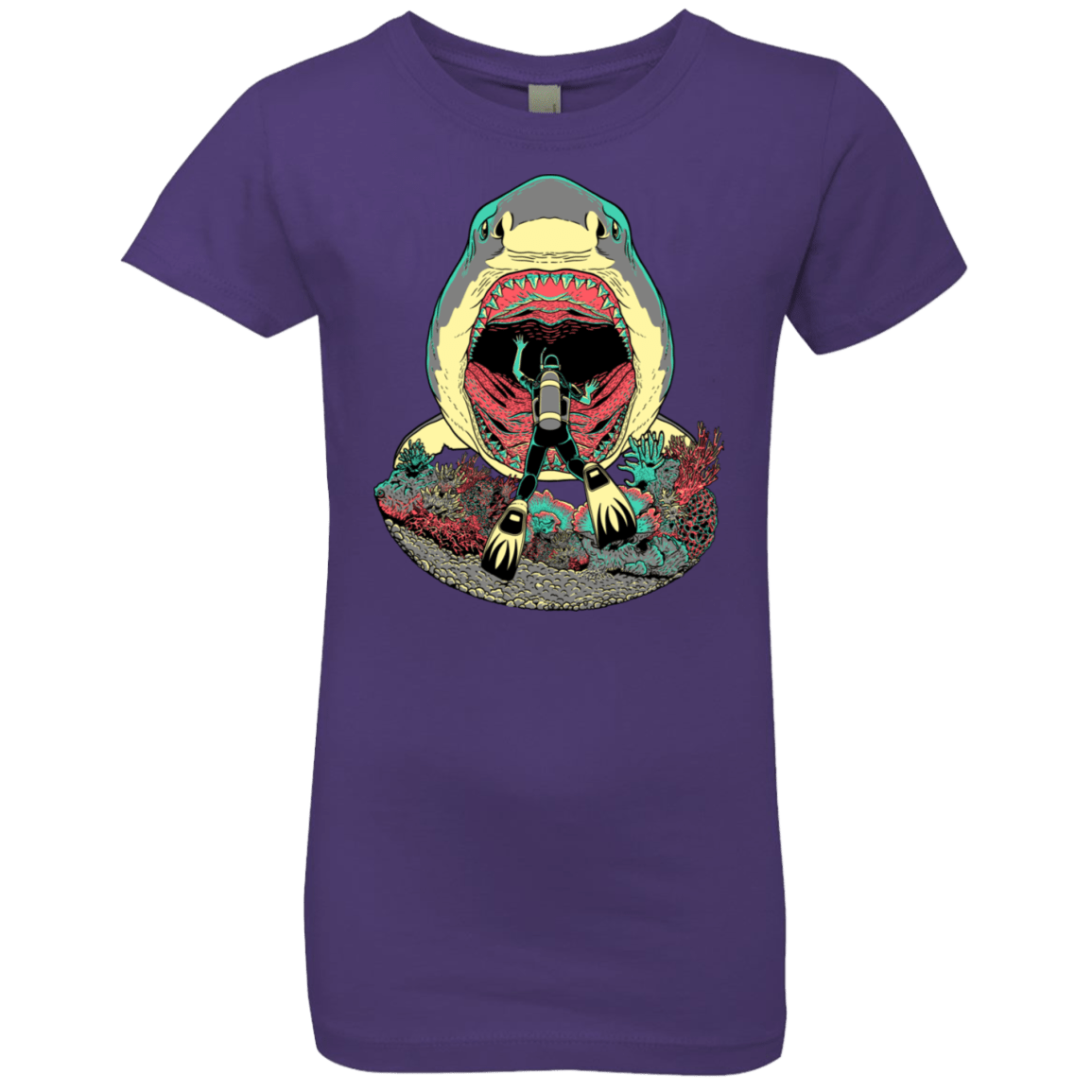 T-Shirts Purple Rush / YXS Megalodoom Girls Premium T-Shirt