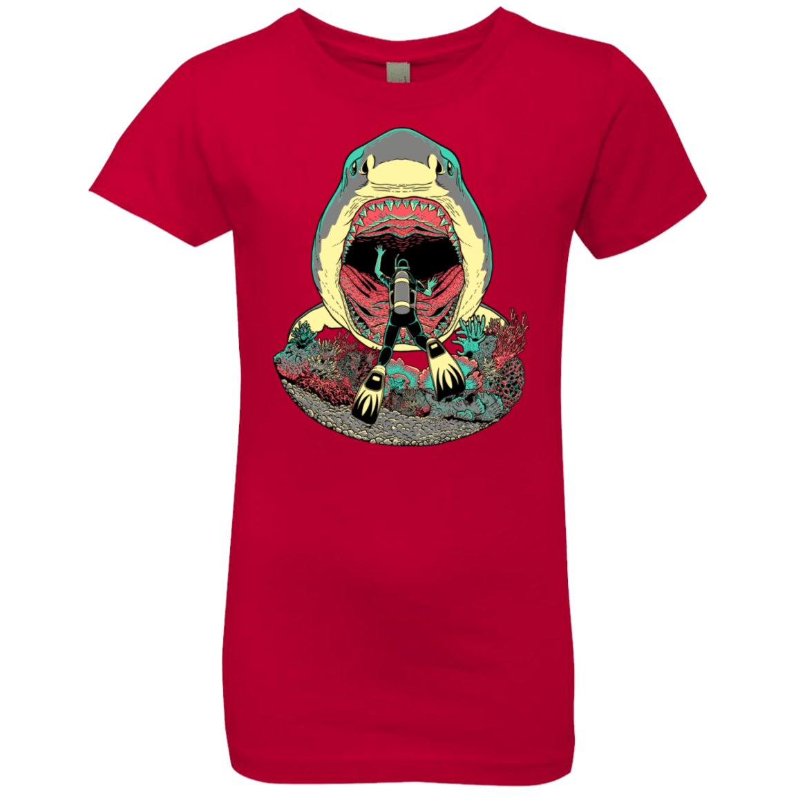 T-Shirts Red / YXS Megalodoom Girls Premium T-Shirt