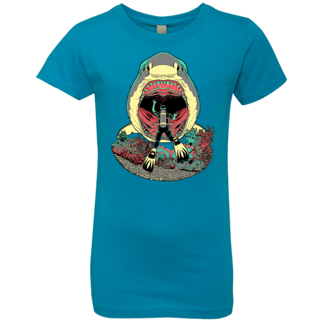 T-Shirts Turquoise / YXS Megalodoom Girls Premium T-Shirt
