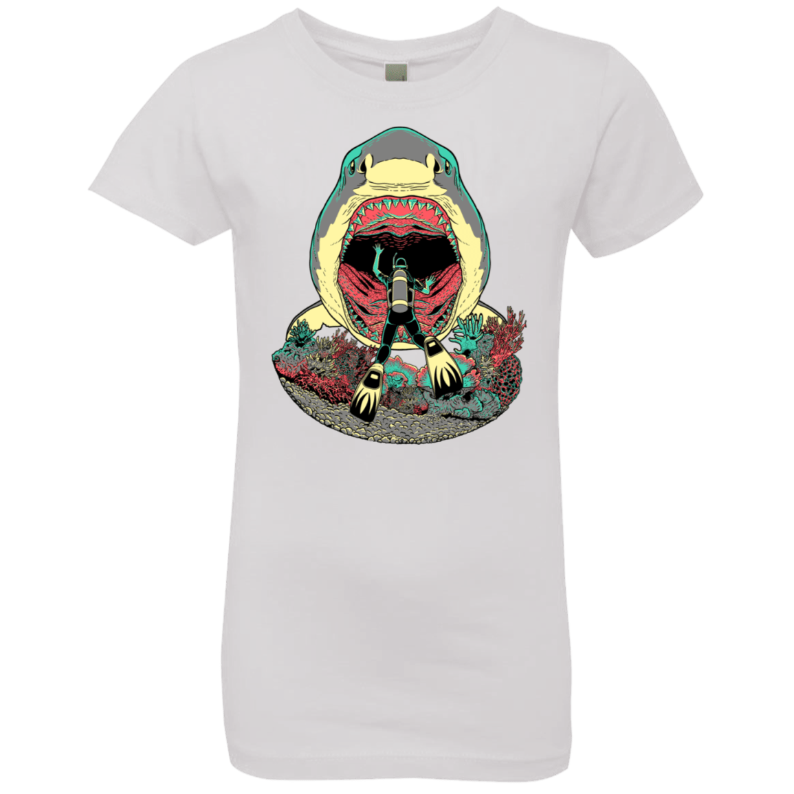 T-Shirts White / YXS Megalodoom Girls Premium T-Shirt