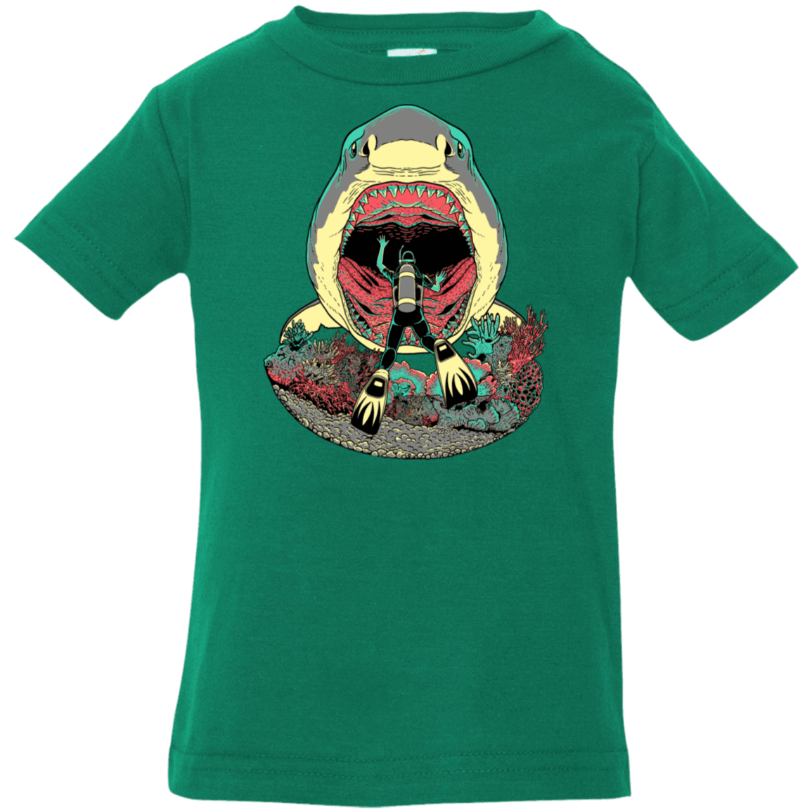 T-Shirts Kelly / 6 Months Megalodoom Infant Premium T-Shirt