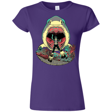 T-Shirts Purple / S Megalodoom Junior Slimmer-Fit T-Shirt