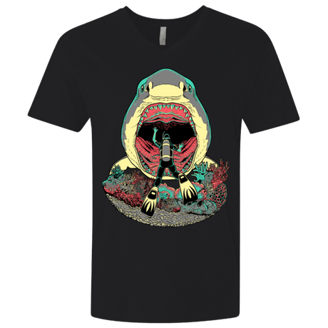 T-Shirts Black / X-Small Megalodoom Men's Premium V-Neck