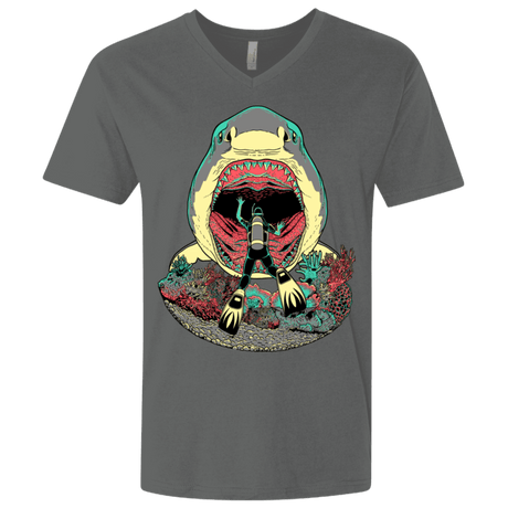 T-Shirts Heavy Metal / X-Small Megalodoom Men's Premium V-Neck