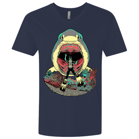 T-Shirts Midnight Navy / X-Small Megalodoom Men's Premium V-Neck