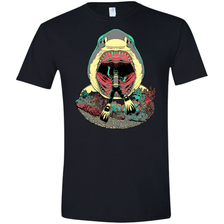 T-Shirts Black / X-Small Megalodoom Men's Semi-Fitted Softstyle