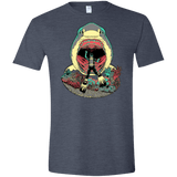 T-Shirts Heather Navy / S Megalodoom Men's Semi-Fitted Softstyle