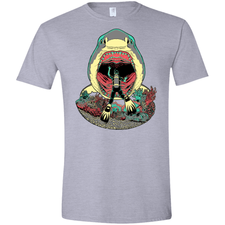 T-Shirts Sport Grey / X-Small Megalodoom Men's Semi-Fitted Softstyle