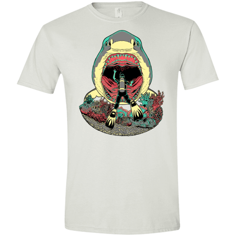 T-Shirts White / X-Small Megalodoom Men's Semi-Fitted Softstyle