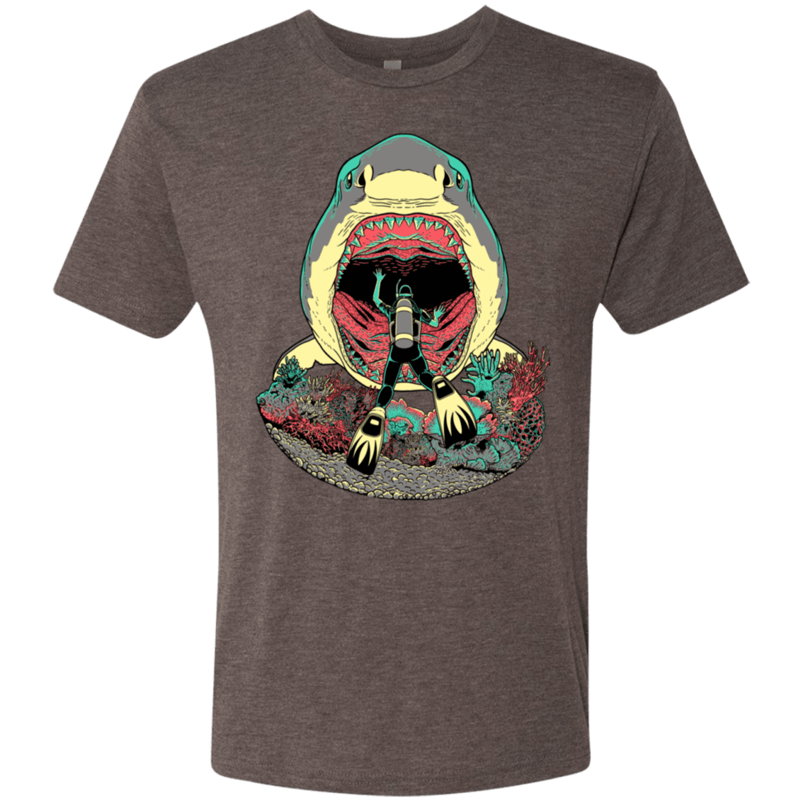 T-Shirts Macchiato / S Megalodoom Men's Triblend T-Shirt