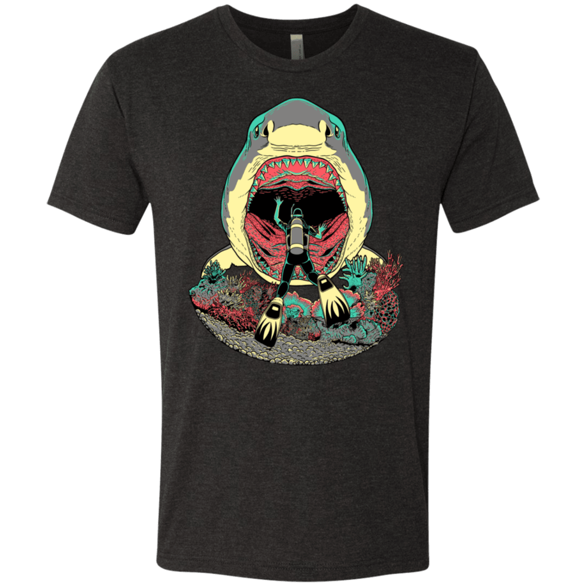 T-Shirts Vintage Black / S Megalodoom Men's Triblend T-Shirt