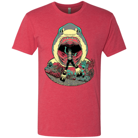 T-Shirts Vintage Red / S Megalodoom Men's Triblend T-Shirt