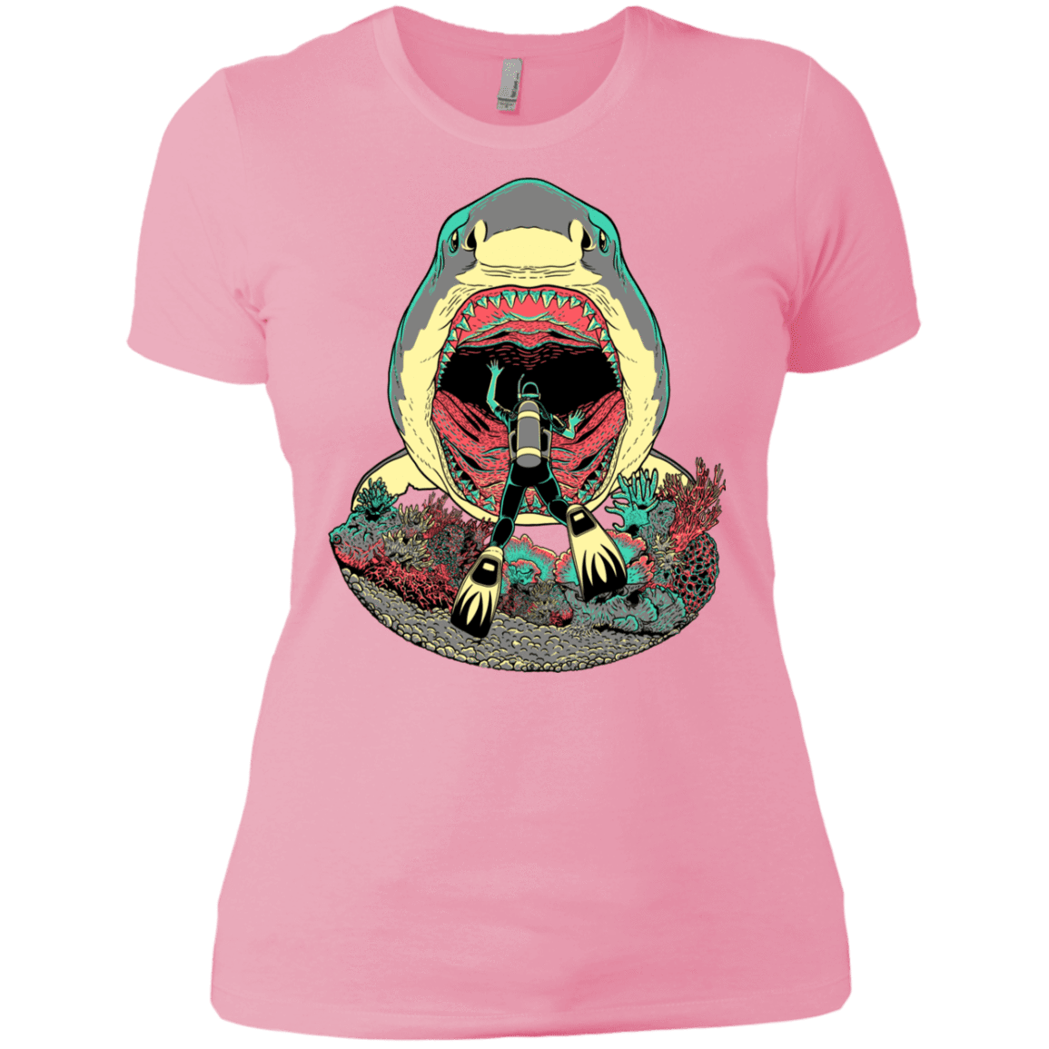 T-Shirts Light Pink / X-Small Megalodoom Women's Premium T-Shirt