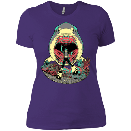 T-Shirts Purple Rush/ / X-Small Megalodoom Women's Premium T-Shirt