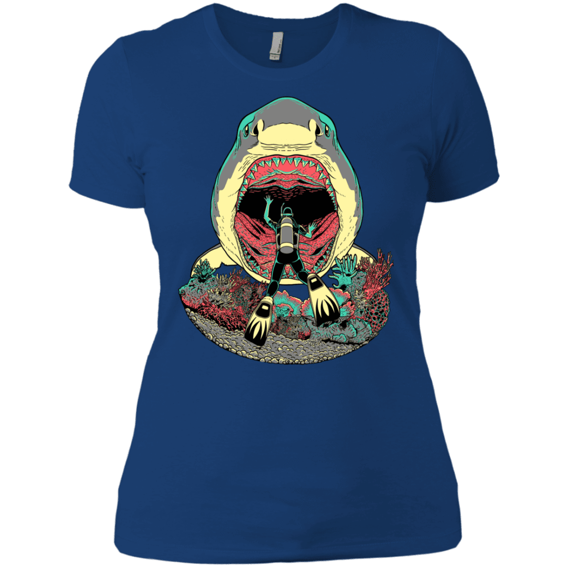 T-Shirts Royal / X-Small Megalodoom Women's Premium T-Shirt