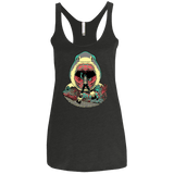T-Shirts Vintage Black / X-Small Megalodoom Women's Triblend Racerback Tank