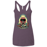 T-Shirts Vintage Purple / X-Small Megalodoom Women's Triblend Racerback Tank