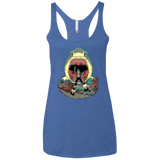 T-Shirts Vintage Royal / X-Small Megalodoom Women's Triblend Racerback Tank