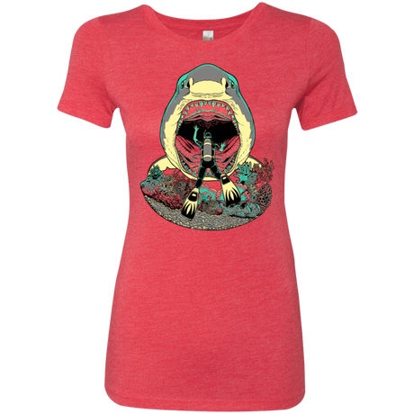 T-Shirts Vintage Red / S Megalodoom Women's Triblend T-Shirt
