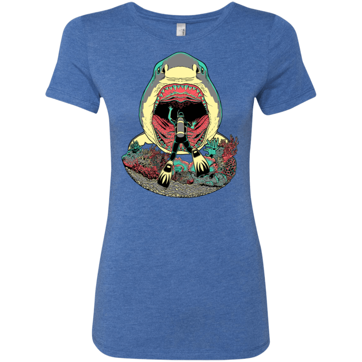 T-Shirts Vintage Royal / S Megalodoom Women's Triblend T-Shirt