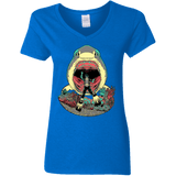 T-Shirts Royal / S Megalodoom Women's V-Neck T-Shirt