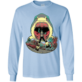 T-Shirts Light Blue / YS Megalodoom Youth Long Sleeve T-Shirt