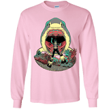 T-Shirts Light Pink / YS Megalodoom Youth Long Sleeve T-Shirt