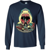 T-Shirts Navy / YS Megalodoom Youth Long Sleeve T-Shirt