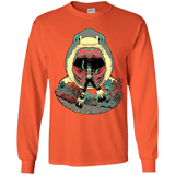 T-Shirts Orange / YS Megalodoom Youth Long Sleeve T-Shirt