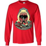 T-Shirts Red / YS Megalodoom Youth Long Sleeve T-Shirt