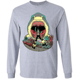 T-Shirts Sport Grey / YS Megalodoom Youth Long Sleeve T-Shirt