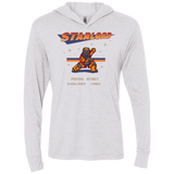 T-Shirts Heather White / X-Small Megalord Triblend Long Sleeve Hoodie Tee