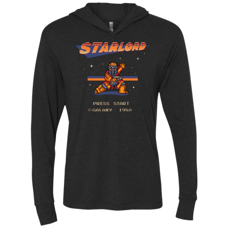 T-Shirts Vintage Black / X-Small Megalord Triblend Long Sleeve Hoodie Tee