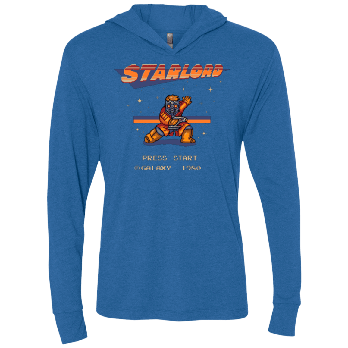 T-Shirts Vintage Royal / X-Small Megalord Triblend Long Sleeve Hoodie Tee