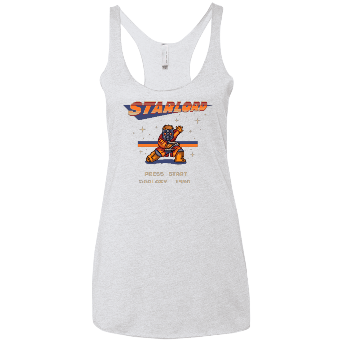 T-Shirts Heather White / X-Small Megalord Women's Triblend Racerback Tank