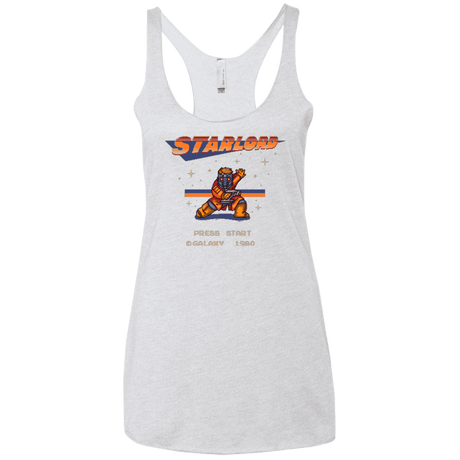 T-Shirts Heather White / X-Small Megalord Women's Triblend Racerback Tank