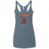 T-Shirts Indigo / X-Small Megalord Women's Triblend Racerback Tank