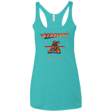 T-Shirts Tahiti Blue / X-Small Megalord Women's Triblend Racerback Tank