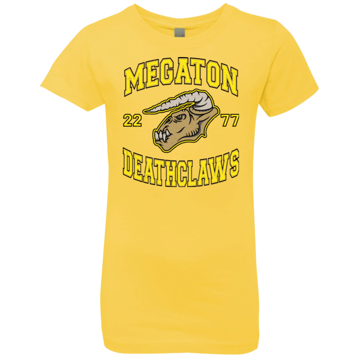 T-Shirts Vibrant Yellow / YXS Megaton Deathclaws Girls Premium T-Shirt