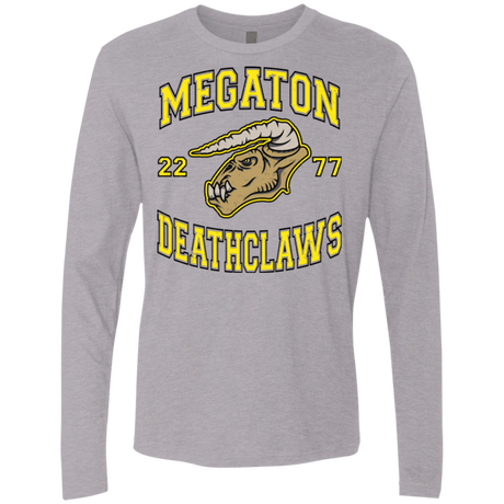 T-Shirts Heather Grey / Small Megaton Deathclaws Men's Premium Long Sleeve