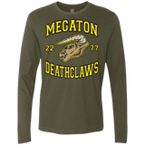 T-Shirts Military Green / Small Megaton Deathclaws Men's Premium Long Sleeve