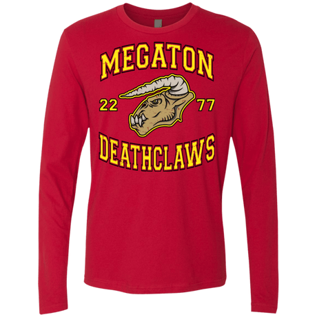 T-Shirts Red / Small Megaton Deathclaws Men's Premium Long Sleeve
