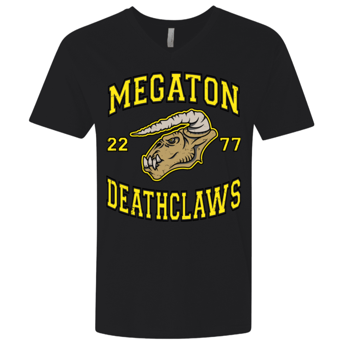 T-Shirts Black / X-Small Megaton Deathclaws Men's Premium V-Neck