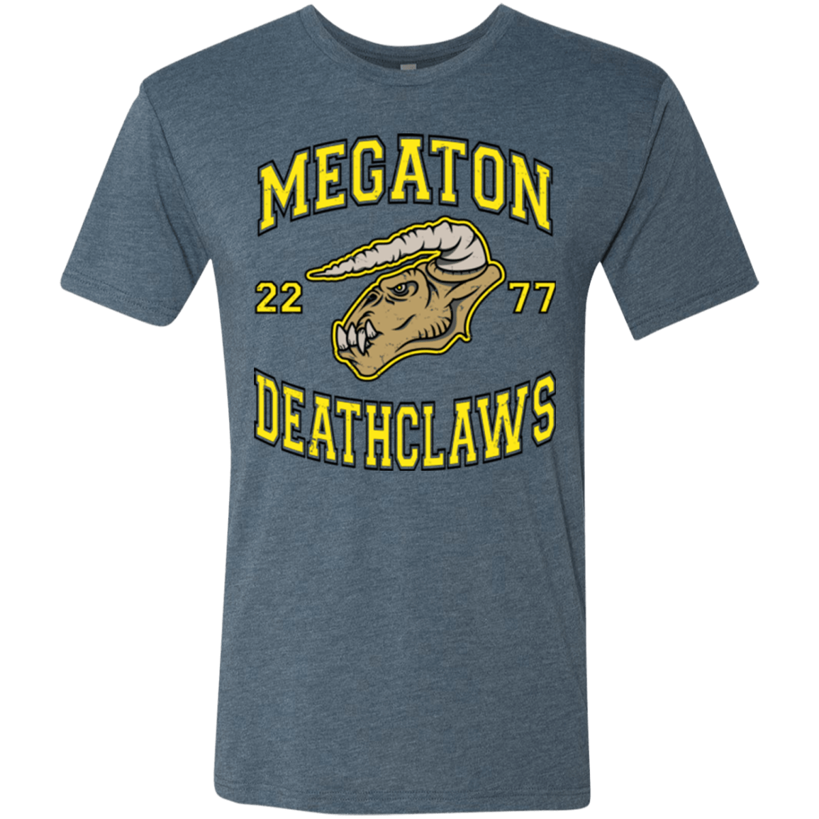 T-Shirts Indigo / Small Megaton Deathclaws Men's Triblend T-Shirt