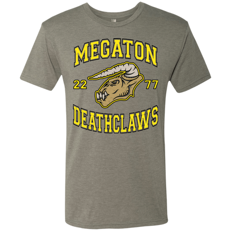 T-Shirts Venetian Grey / Small Megaton Deathclaws Men's Triblend T-Shirt