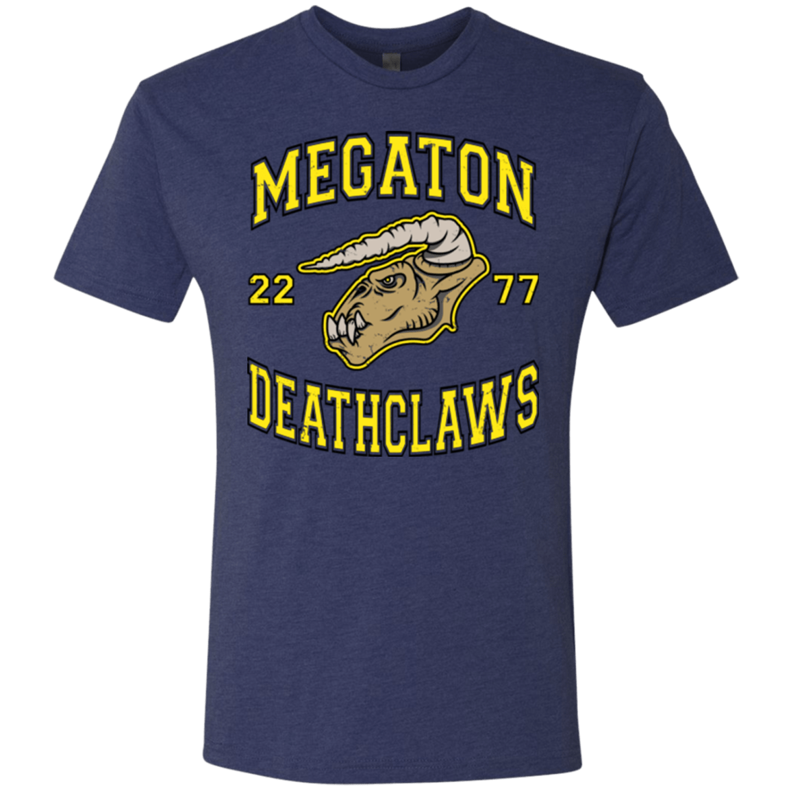 T-Shirts Vintage Navy / Small Megaton Deathclaws Men's Triblend T-Shirt