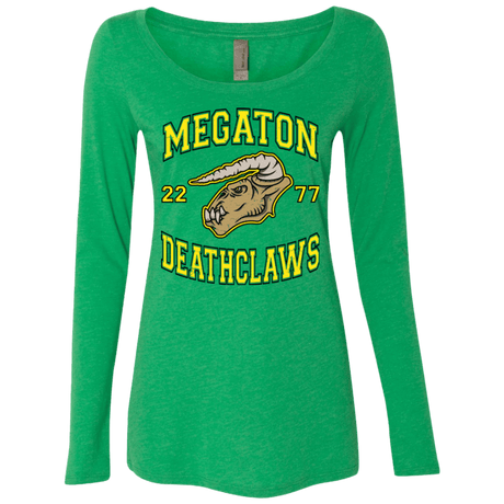 T-Shirts Envy / Small Megaton Deathclaws Women's Triblend Long Sleeve Shirt